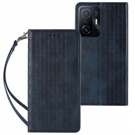 Калъф тип книга с връзка Magnet Strap - Xiaomi Redmi Note 11 Pro / 11 Pro 5G / 11E Pro 5G син