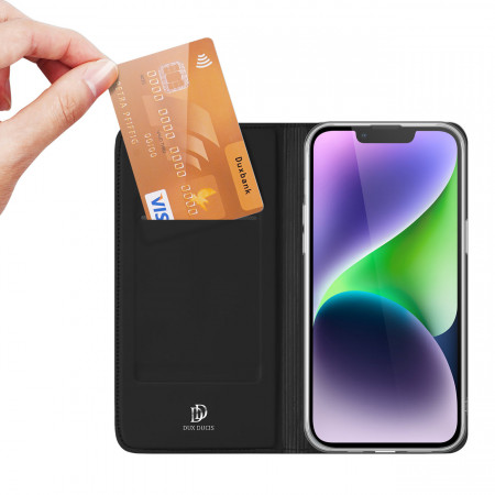 Калъф тип книга DUX DUCIS Skin Pro - iPhone 15 Plus черен