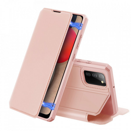 Калъф тип книга DUX DUCIS Skin X - Samsung Galaxy A02s / M02s розов