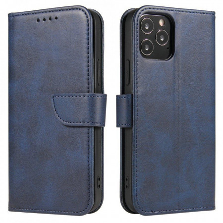 Калъф тип книга Magnet Elegant - Xiaomi Poco M4 Pro 5G син