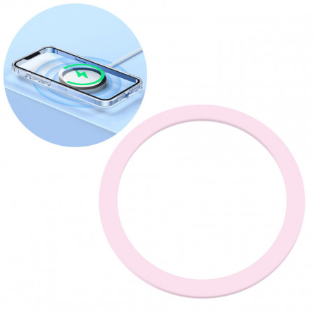 Магнитен метален ринг за телефон JOYROOM MagSafe (JR-Mag-M3) розов
