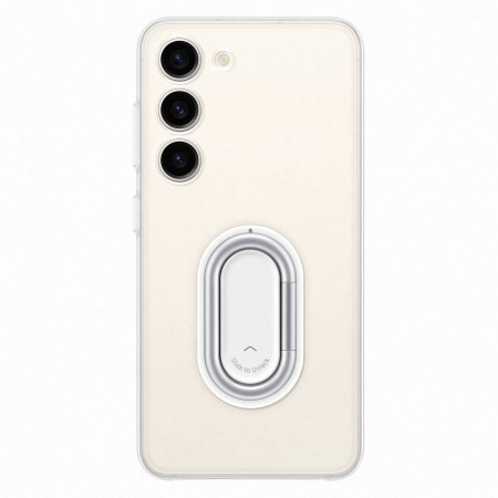 Оригинален гръб с ринг стойка SAMSUNG Clear Gadget (EF-XS911CTEGWW) - Samsung Galaxy S23 прозрачен