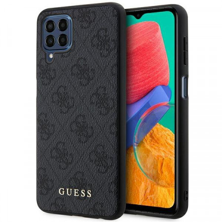 Оригинален гръб GUESS 4G Metal Gold Logo GUHCSM33G4GFGR - Samsung Galaxy M33 сив