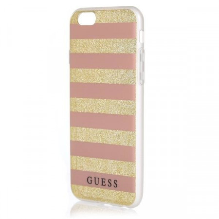Оригинален гръб GUESS Ethnic Chic Stripes 3D GUHCP6STGPI - iPhone 6 / 6s розов - Img 1