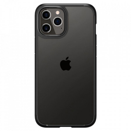 Оригинален гръб SPIGEN Ultra Hybrid - iPhone 12 / 12 Pro черен мат