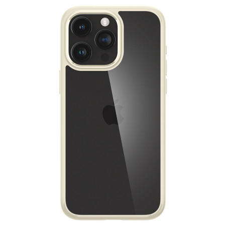 Оригинален гръб SPIGEN Ultra Hybrid - iPhone 15 Pro Max бежов