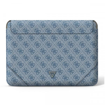Оригинален калъф за лаптоп GUESS 4G Uptown Triangle Logo GUCS16P4TB 16" син