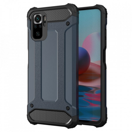 Подсилен гръб Hybrid Armor - Xiaomi Poco M4 Pro 5G / Redmi Note 11s 5G / 11T 5G син