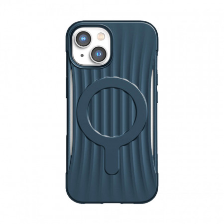 Подсилен гръб Raptic X-Doria Clutch MagSafe - iPhone 14 син