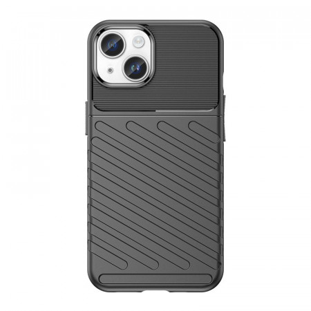 Подсилен гръб Thunder - iPhone 15 Plus черен
