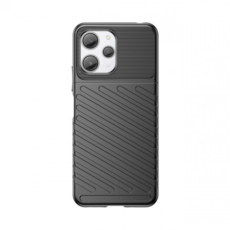 Подсилен гръб Thunder - Xiaomi Redmi 12 / Note 12R / Poco M6 Pro черен