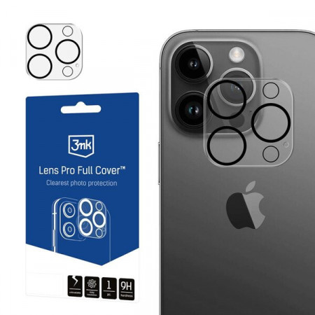 Подсилен протектор за камера с пълно покритие 3mk Lens Pro Full Cover - iPhone 12 Pro