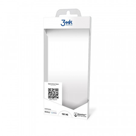 Прозрачен гръб с черна рамка 3mk Satin Armor+ - Samsung Galaxy S21 FE 5G