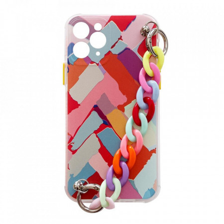 Силиконов гръб с верига Color Chain - Samsung Galaxy A22 дизайн 3