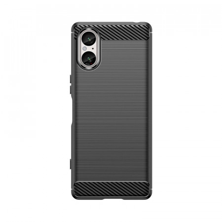 Силиконов гръб Carbon - Sony Xperia 5 V черен