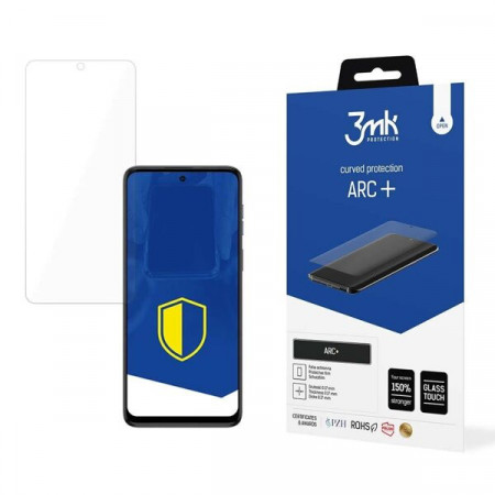 Ултратънък гъвкав протектор с пълно покритие 3mk ARC+ - Moto g54 - Img 1