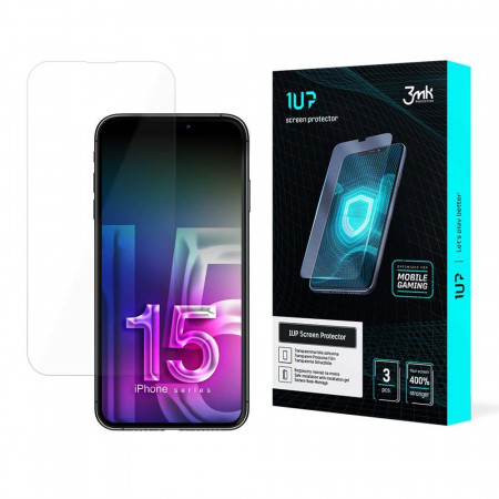 3 бр. гъвкав протектор за геймъри 3mk 1UP - iPhone 15