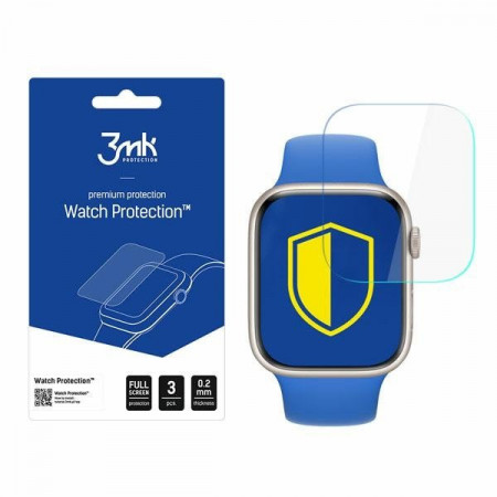3 бр. гъвкав протектор с пълно покритие 3mk Watch Protection v. ARC+ - Apple Watch 45mm Series 7