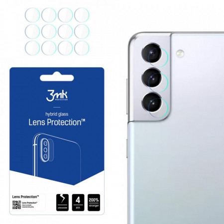 4 бр. гъвкав протектор за камера 3mk Lens Protection - Samsung Galaxy S21+ 5G