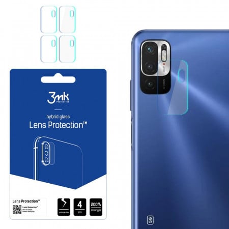 4 бр. гъвкав протектор за камера 3mk Lens Protection - Xiaomi Redmi Note 10 / 10s