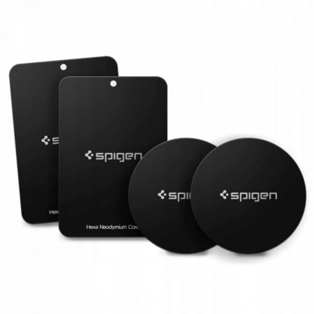 4 бр. магнитни метални рингове SPIGEN MP-4P черни