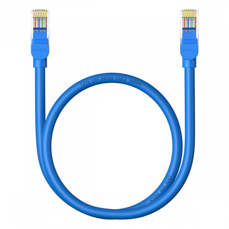 Бърз интернет кабел BASEUS High Speed cat.6 RJ45 1000Mb/s 0.5m син