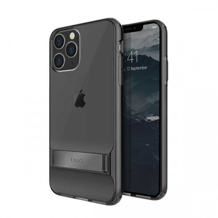 Гръб със стойка UNIQ Cabrio - iPhone 11 Pro сив