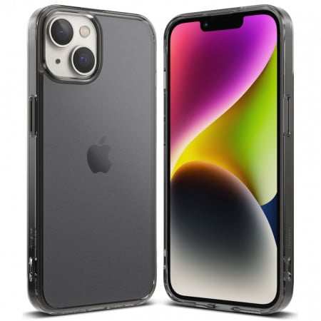 Гръб с гел рамка RINGKE Fusion Matte - iPhone 14 Plus опушеночерен