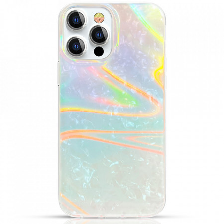 Гръб KINGXBAR Shell - iPhone 13 Pro бял - Img 1