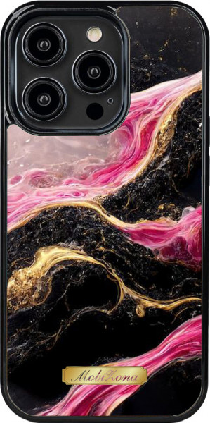 Дизайнерски калъф Marble Black Pink MR002