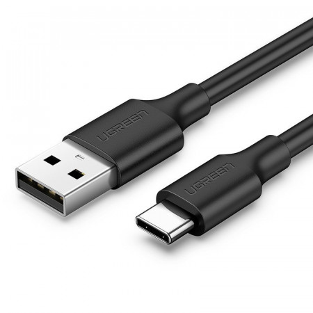 Кабел за зареждане и данни UGREEN USB Type A към USB Type C 3A 3m черен (60826)