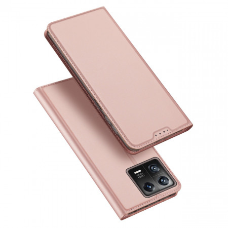 Калъф тип книга DUX DUCIS Skin Pro - Xiaomi 13 розов - Img 1