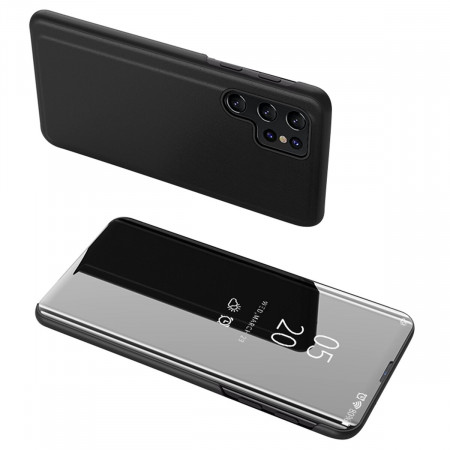 Огледален калъф тип книга Clear View - Samsung A05s черен