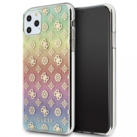 Оригинален гръб GUESS Iridescent 4G Peony - iPhone 11 Pro Max многоцветен
