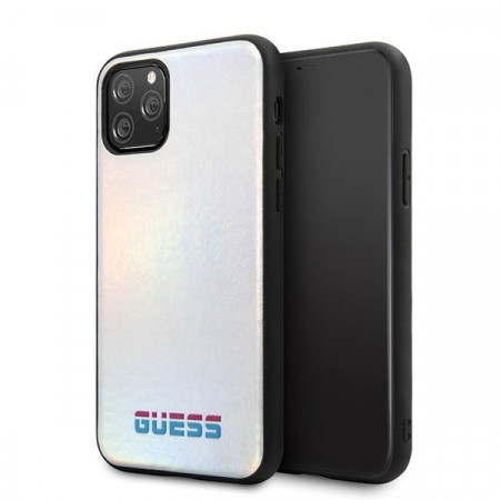 Оригинален гръб GUESS Iridescent GUHCN58BLD - iPhone 11 Pro сребрист