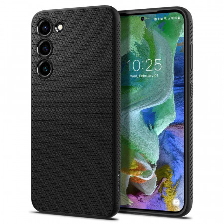 Оригинален гръб SPIGEN Liquid Air - Samsung Galaxy S23+ черен мат