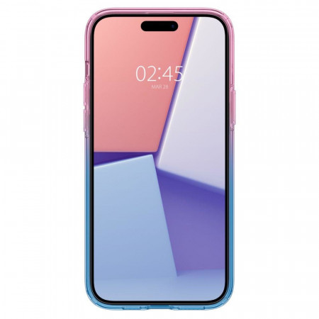 Оригинален гръб SPIGEN Liquid Crystal - iPhone 15 Gradation розов