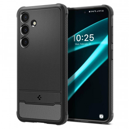 Оригинален гръб SPIGEN Rugged Armor - Samsung Galaxy S24+ черен мат