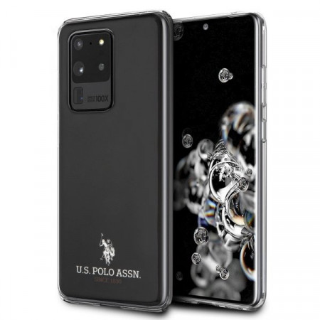 Оригинален гръб US POLO Shiny USHCS69TPUBK - Samsung Galaxy S20 Ultra / S20 Ultra 5G черен