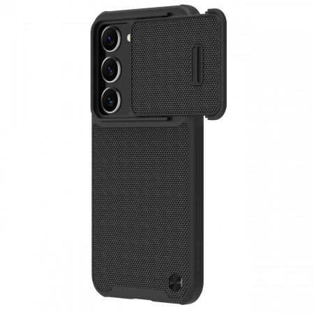 Подсилен гръб с подвижно покритие за камерата NILLKIN Textured S - Samsung Galaxy S23+ черен