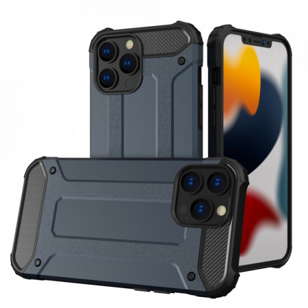 Подсилен гръб Hybrid Armor - iPhone 13 Pro син