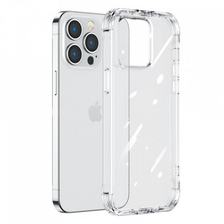 Подсилен гръб JOYROOM Defender със стойка - iPhone 14 Pro (JR-14H2) прозрачен
