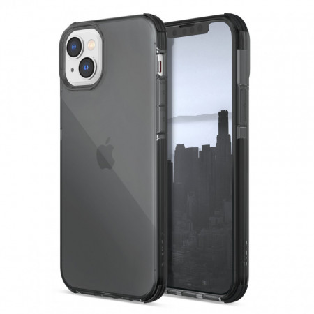 Подсилен гръб Raptic X-Doria Clear - iPhone 14 сив