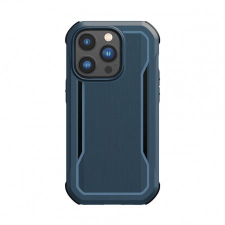 Подсилен гръб Raptic X-Doria Fort MagSafe - iPhone 14 Pro син