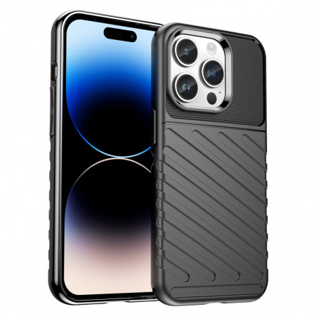 Подсилен гръб Thunder - iPhone 14 Pro Max черен