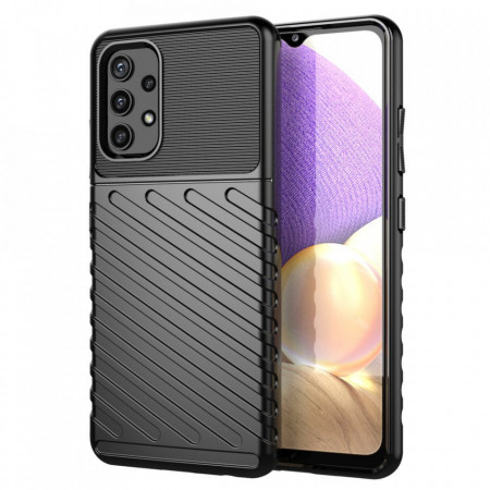 Подсилен гръб Thunder - Samsung Galaxy A72 черен