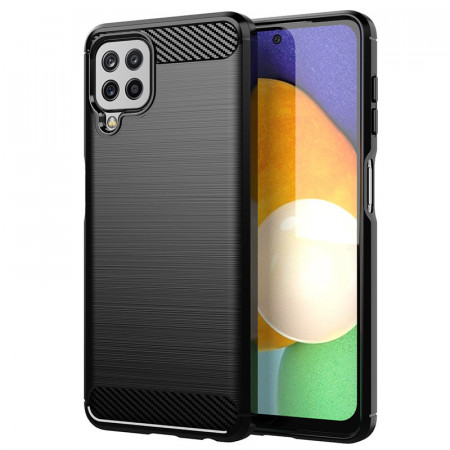 Силиконов гръб Carbon - Samsung Galaxy A22 черен