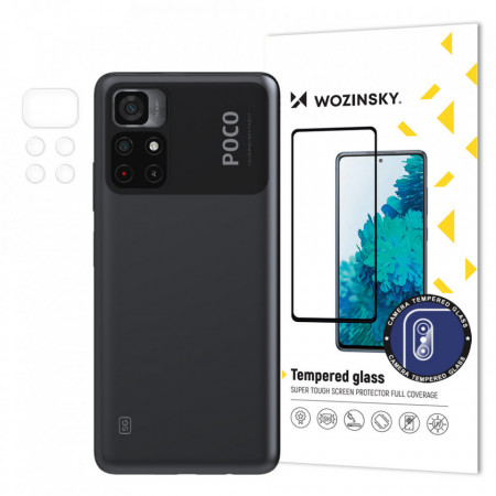 Стъклен протектор за камера 9H WOZINSKY - Xiaomi Poco M4 Pro 5G / Redmi Note 11s 5G / 11T 5G