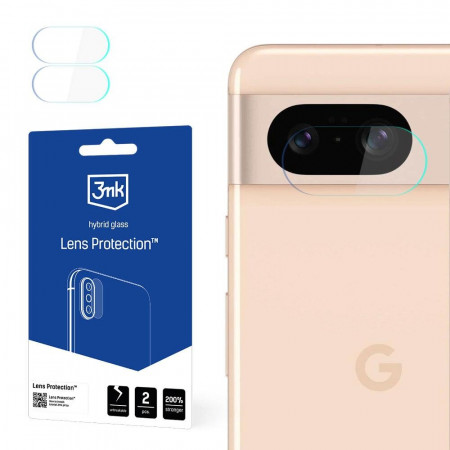 2 бр. гъвкав протектор за камера 3mk Lens Protection - Google Pixel 8 5G