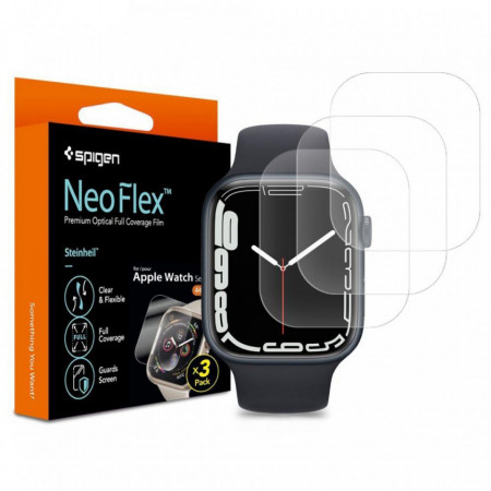 3 бр. Гъвкав протектор SPIGEN Neo Flex - Apple Watch 45mm Series 7
